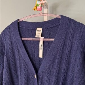 Pink Victorias Secret Women's Cardigan
